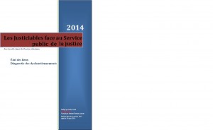 Couverture rapport justice